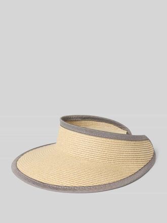 Loevenich Visor mit Kontrastkante und elastischem Band an der R&uuml;ckseite in Sand, Gr&ouml;&szlig;e 1