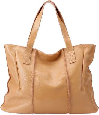 Generic Compatible For Ladies Large Capacity Handbag/Shoulder Bag(Apricot)