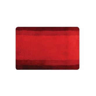Spirella Spirella - Alfombra De Ba&ntilde;o De Poli&eacute;ster Balance 70x120cm Rojo