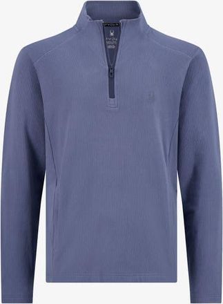 Spyder Men Corduroy Quarter Zip in Midnight Blue at Nordstrom, Size X-Large
