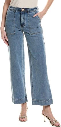 CeCe by Cynthia Steffe Wide-Leg Patch Pocket Denim Pant