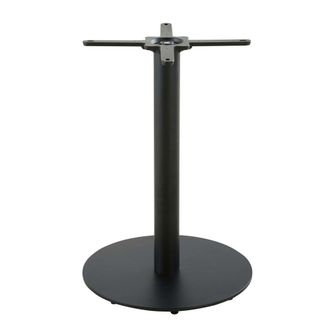 Maisons du monde Pata de mesa profesional redonda de metal negro A.73