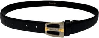 Dior Pre-owned Leren Riem - unisex - Vintage Accessoires - Zwart - ONE Size - Leer - Vintage