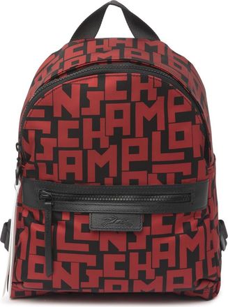 Longchamp Le Pilage Small Backpack in Blk/brick at Nordstrom Rack