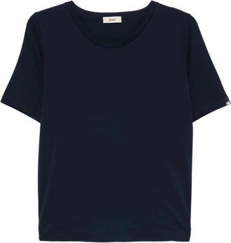 Herno T-shirt met ronde hals - Dames - T-shirts - Blauw - XL - Tops