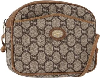 Gucci Pre-owned Cross Body Bags, female, Beige, Size: ONE SIZE Pre-owned Plastic Cross Body Bag