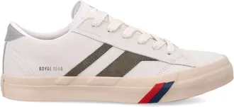 Keds Royal Classic Olive Green Stripe Low-Top Sneakers