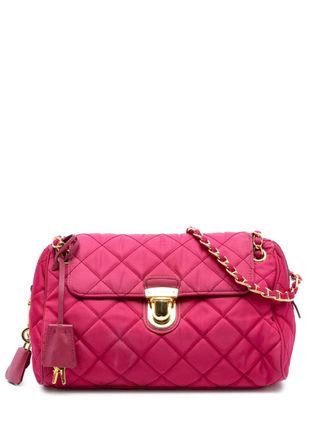 Prada 2021-2025 Impuntu Tessuto Chain crossbody bag - Rosa