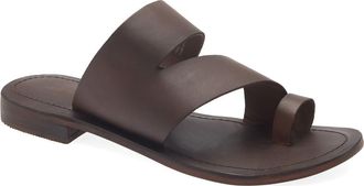 Free People Abilene Toe Loop Sandal in Oak Leather at Nordstrom, Size 5.5Us