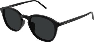 Saint Laurent SL 782/K Asian Fit 001 Mens Sunglasses Black Size 53