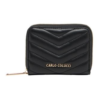 Carlo Colucci Carlo Colucci, Wallets & Cardholders, female, Black, Size: ONE SIZE Small Quilted Wallet
