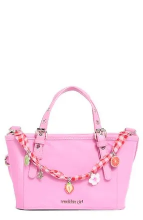 Madden Girl Bandanna Charm Mini Tote Bag in Orchid at Nordstrom Rack