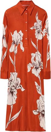 La DoubleJ Abito midi Perry Street - Arancione