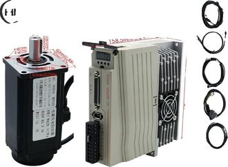 OEM Kit De Servomotor, Controlador De Ca, Alto Rendimiento De Par, 400 W Con Freno, 220 V