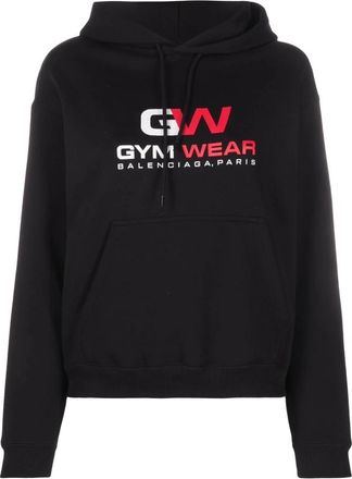 Balenciaga Bovenkant - Dames - Hoodies - Zwart - L - Hoodies & sweatvesten