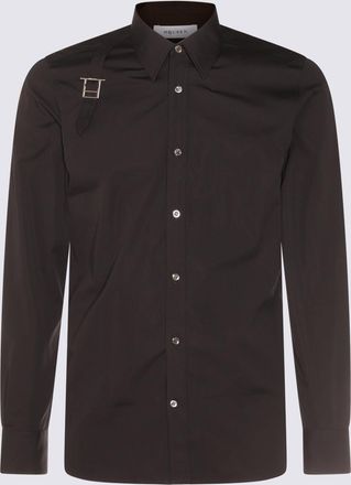 Alexander McQueen Shirts Blacks And Greys-Uomo