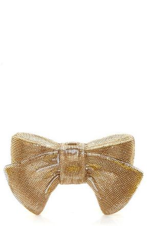 Judith Leiber Bow Clutch in Gold at Nordstrom