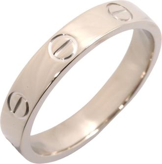 Cartier Silver White Gold (18K) Band Ring (Pre-Owned)