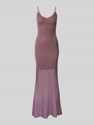 Guess Strickkleid mit Ziersteinbesatz Modell MEENA in Altrosa, Gr&ouml;&szlig;e XL