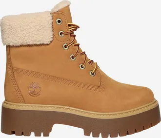 Timberland Stone Street leren enkellaarzen met logo