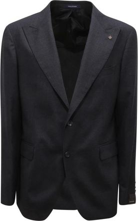 Tagliatore Heren, Jassen, Blauw, Maat: 2XL Wol