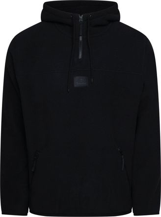 Timberland Heren Timberland Silicon Badge Polar Fleece Hoodie in Zwart