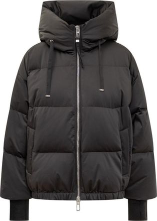 Duno Duno Black Down Jacket With Padded Hood