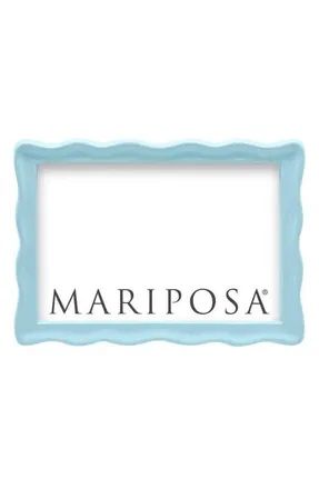 Mariposa Wavy Picture Frame in Blue at Nordstrom, Size 4X6