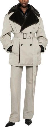 Alexander Wang Regenkleding - Dames - Trenchcoats - Beige - S - Jassen