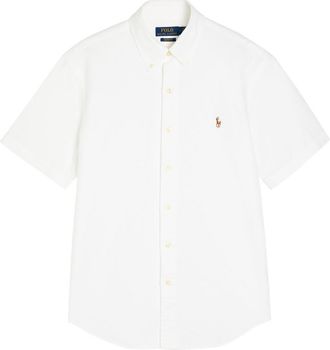 Polo Ralph Lauren Logo-embroidered Cotton Shirt - White - Xxl