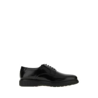 Ferragamo Business Schoenen - Heren - Nette schoenen - Zwart - 40 1/2 EU - Schoenen