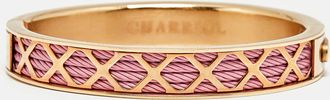 Charriol Forever Pvd Coated Steel Rose Gold Tone Bangle Bracelet