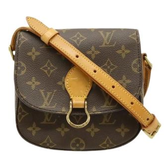 Louis Vuitton Pre-owned Cross Body Bags, male, Brown, Size: ONE SIZE Pre-owned Monogram Mini Saint Cloud Crossbody Bag