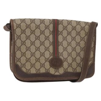 Gucci Pre-owned Vintage Crossbody Bag - Dames - Vintage Schoudertas - Beige - ONE Size - Vintage