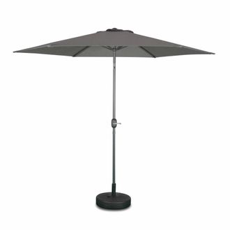 Sweeek Parasol redondo, 3x3m, gris