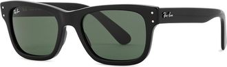Ray-Ban Burbank Tortoiseshell Wayfarer Sunglasses - Black - One Size