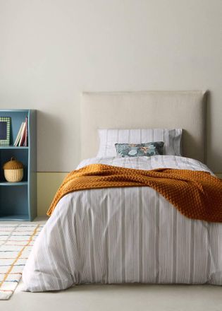 Mango Copripiumino bimbo/a 100% cotone righe letto 90 cm grigio - Home - Letto 90 cm - MANGO HOME