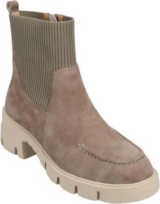 Vaneli Womens Nalda Ankle Boots In Taupe Suede