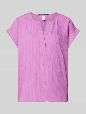 QS by s.Oliver Blusentop in Crinkle-Optik in Pink, Gr&ouml;&szlig;e 34