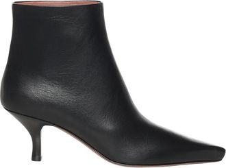 PARIS TEXAS Schoenen, Dames, Zwart, 41 EU, Leer, Heeled Boots