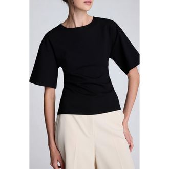 Kenneth Cole Cutout Back T-Shirt in Black at Nordstrom, Size X-Small