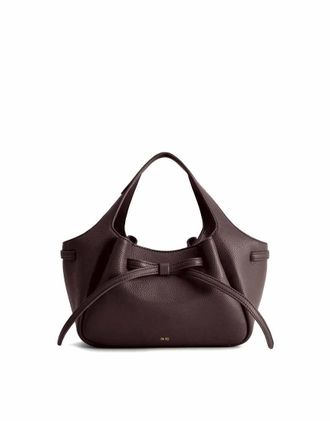 JW PEI Mabel mini borsa tote marrone scuro