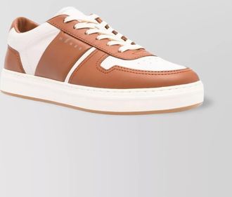 Hogan flat sole round toe sneakers
