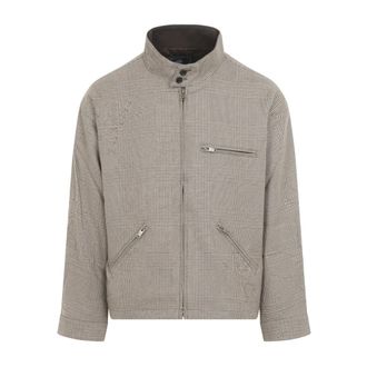 MASTERMIND WORLD Giacca Harrington a Quadri - - Jackets - Uomo - Grigio - M