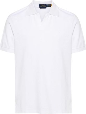 Polo Ralph Lauren Polo Pony cotton polo shirt - men - Elastane/Cotton - L - White
