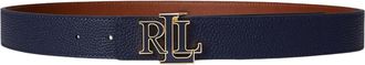 Ralph Lauren Rev Lrl 30 Belt - Dames - Riemen - Blauw - XS - Leer - Accessoires