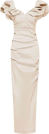 Rachel Gilbert Frey maxi dress - women - Polyester/Nylon/Elastane - 6 - Yellow