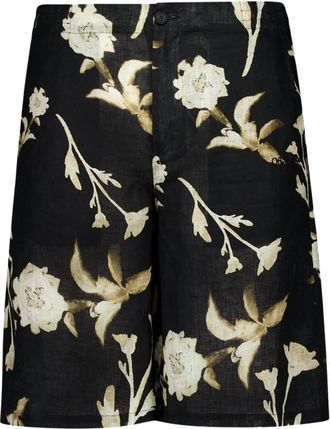 Off-white Heren, Korte broeken, Zwart, Maat: S Linnen