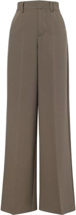 Philosophy di Lorenzo Serafini wide-leg trousers - women - Polyester/Triacetate - 44 - Green