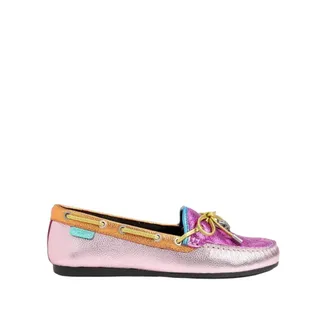 Kurt Geiger Schoenen, Dames, Roze, 38 EU, Leer, Eagle Moccasin